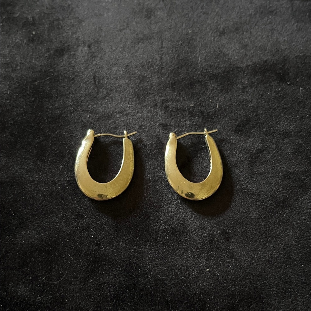 Elegant silver Hoop Earrings